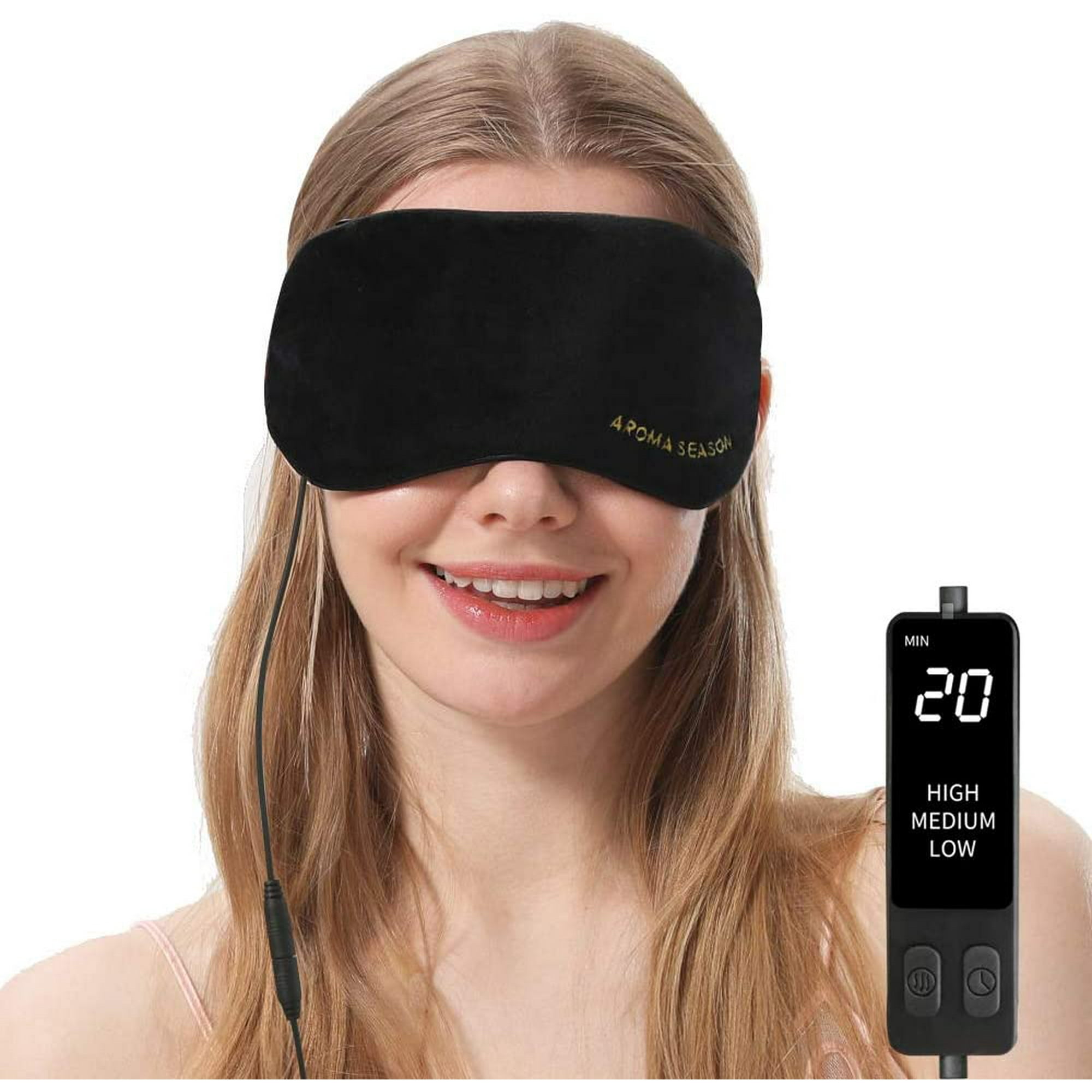 Usb Steam Eye Mask To Relieve Eye Stress Warm Treatment For Dry Eye Blepharitis Styes Black Walmart Canada