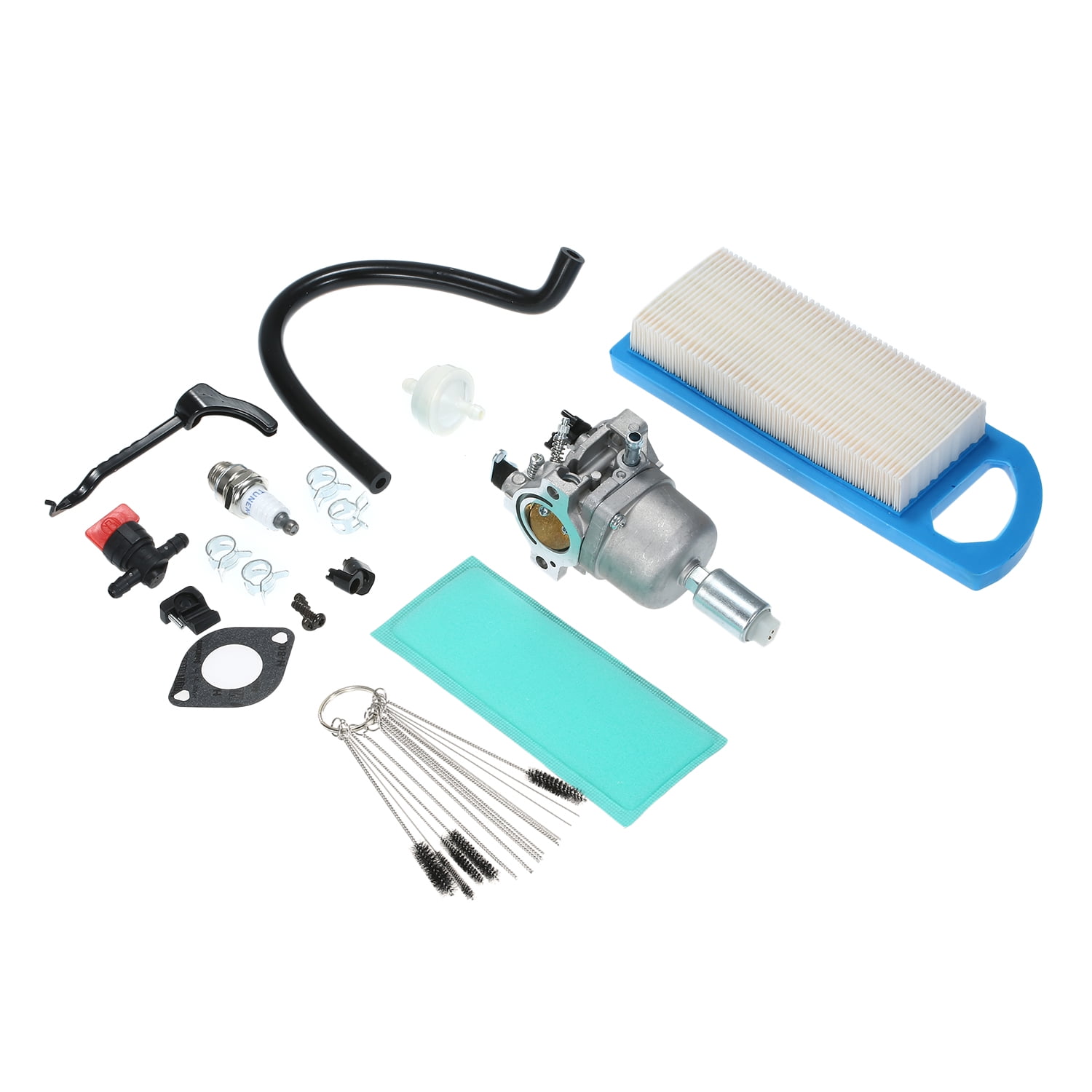 Carburetor Air Filter Fuel Hose Auto Parts for Tecumseh 640017 640117B 640025C HOR OHV 5 5.5 6 HP Engine OHH55 OHH60 OHH65 OHH45 OHH50 Lawn Mower Tiller Carb Craftsman Edger Wood Chipper - | Wood Chipper Fuel Filter | | Walmart