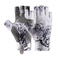 thumbnail image 2 of LJNYFDC Gants de Pêche en Polyester UPF 50+ Sans Doigts Protection UV Respirants Résistants à la Transpiration pour Kayak Randonnée, 2 of 5