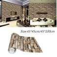 thumbnail image 5 of Papel tapiz autoadhesivo con efecto piedra de ladrillo para decoración del hogar, 5 of 9
