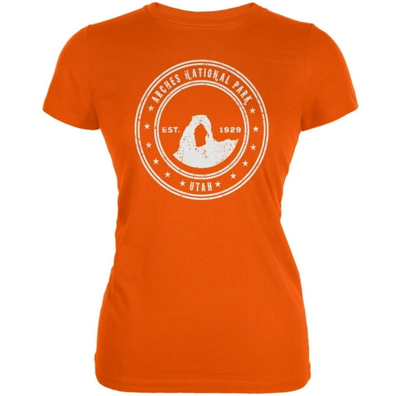 Arches National Park Orange Juniors Soft T-Shirt - 2X-Large