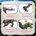 thumbnail image 3 of Juguete de dinosaurio con control remoto Moskiddo T Rex para niños de 3 a 12 años, azul, 3 of 8