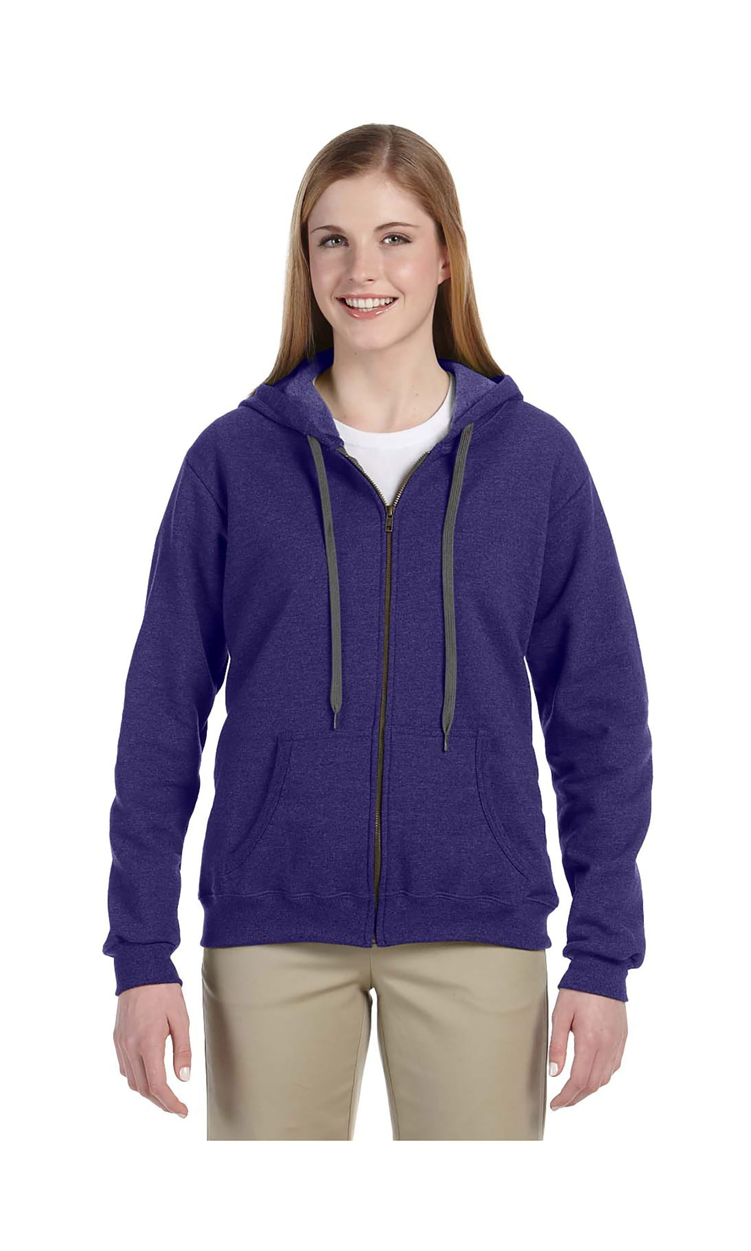 gildan women's zip hoodie