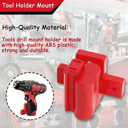 

1Pce Machine Storage Stand for Milwaukee M12 12V Battery Tool Mounting Hook Rack