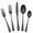 Black, variant on odorsTT 20 Piece Silverware Tableware Set,Novelty Flatware Cutlery Set, Include Knife Fork Spoon, Modern Mirror Polished Dining Utensil Set Dishwasher for Home Restaurant - Rose Gold