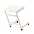 thumbnail image 3 of simhoa Table d'Extrémité Meuble Table de Nuit avec Roulettes pour Jardin Porche Chambre Blanc, 3 of 8