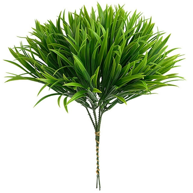 Bangcool Artificial Plant Reusable Realistic 5 Bundles Plastic Fake Plant Home Decoration
