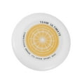 thumbnail image 1 of Unique Bargains 1 Pce Disque Volant Rond 10.63 Pouces Blanc Jaune, 1 of 5