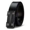 thumbnail image 1 of Cinturón de cuero de lujo ligero con hebilla automática para hombre, cinturón de vestir interior, informal, de negocios, combina con todo, 1 of 6