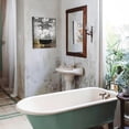 thumbnail image 2 of Bathroom Decor Canvas Wall Art Rustic Bathroom Sign Relax Print Paintings Vintage Bathtube Bathroom Art Wall Decor Dandelion Pictures Modern Home Artwork Decor For Bathroom Framed 12x16 Inch, 2 of 3