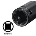 thumbnail image 4 of Uxcell 1/2" Drive by 13mm Deep Impact Socket, Heat-Treated CR-V Steel 3.15" Length, 6-Point Metric Sizes, 4 of 5