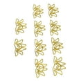 thumbnail image 4 of Clips de Papier, Processus de Galvanoplastie en Forme de Trombones Matériau Métallique de Style Mignon pour Document, 4 of 8