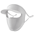 thumbnail image 1 of Máscara de protección solar de seda de hielo de verano para exteriores, sombrero para el sol de cara completa, máscara ligera y transpirable, estilo corto, 1 of 5
