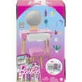 thumbnail image 7 of Barbie Furniture and Accessory Pack, Kids Toys, Vanity Theme, 7 of 7