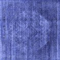 thumbnail image 1 of Ahgly Company Machine Washable Indoor Square Persian Blue Bohemian Area Rugs, 7' Square, 1 of 4