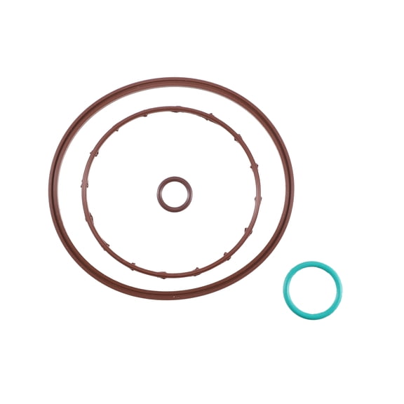 Unique Bargains 1 Set DL3Z-2A572-A DL3Z2A572A Inner Vacuum Pump Seal Ring Repair for Ford for Lincoln 3.5L Engine Brown