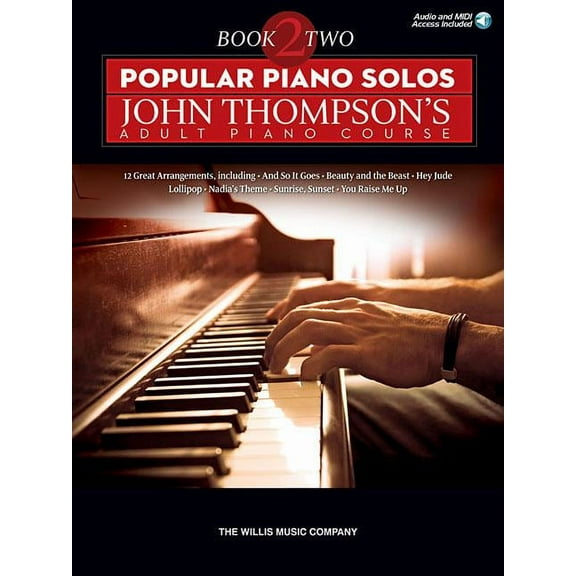 Popular Piano Solos: Adult Piano Course - Book 2 (Paperback) by John Thompson, Eric Baumgartner