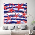 thumbnail image 2 of Daiia Sea Stars Pattern Tapestry 60x51 Inches Wall Hanging Tapestry Artistic Wall Hanging Bedroom Wall Decor Living Room Tapestry Dorm Room Decor, 2 of 9