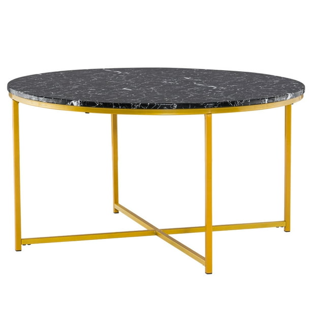 Coffee Table Round Console X Shape Base Sy Tea End Desk Modern Sideboard For Living Room Com Coffee Table Round Console X, Round Console Table