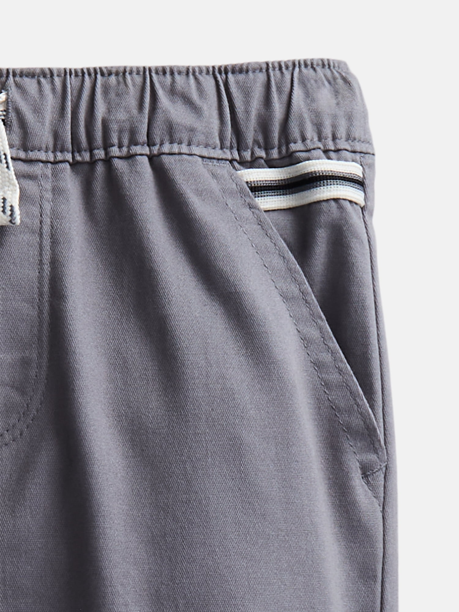 Wonder Nation Toddler Boys Woven Cotton Joggers, Sizes 18M-5T