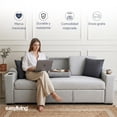 thumbnail image 2 of Sofa Cama Milan EASY LIVING Gris Claro, 2 of 6