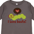 thumbnail image 4 of Inktastic I Love Books Bookworm Boys or Girls Long Sleeve Toddler T-Shirt, 4 of 5