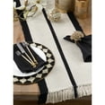 thumbnail image 4 of Saro Lifestyle Heavy Rug Design Table Runner, 4 of 4