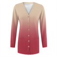 thumbnail image 6 of VISALY Long Cardigans Button Down Cardigans 2025 Fall Fashion Cardigan Lightweight Soft Knit Cardigan Long Sleeve Open Front Coat with Pockets Thin Cardigans Lightweight Cute Cardigans Red 3Xl, 6 of 6
