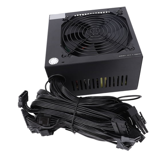 ATX PSU, Computer Power Supply Multiple Prevention Multiple Connectors 600W for Replacement