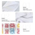 thumbnail image 2 of Yayeee Kitchen Hanging Hand Towels Set of 2 with Loop Bathroom Absorbent Tie Towel, Gummy Bear Pattern, 2 of 7