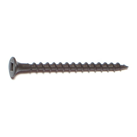 

#6 x 2 Black Phosphate Steel Coarse Thread Square Drive Bugle Head Drywall Screws DWSCR-116