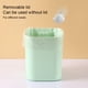 thumbnail image 4 of Naiovety Basura Residuos Basura Cubo de basura Color sólido Reemplazo de esquina redonda cuadrada Oficina Dormitorio Cubo de basura de Suministros de limpieza para el hogar Verde, 4 of 6