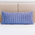 thumbnail image 6 of Cheer Collection Faux Fur Throw Pillow - 18" x 40" Long Decorative Body Pillow for Bed or Couch, 6 of 6