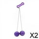 thumbnail image 1 of 6x Bolas Oscilantes en Una Cuerda, Juguetes para Hacer Ruido para Fiesta de Graduación, Favores para Niños Y Adultos 2 piezas, 1 of 8