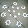 thumbnail image 3 of Compac Home Safe-T-Shapes 14ct Non-Slip Bath Stickers, Adhesive Decals to Prevent Falls, White Star, 3 of 8