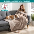 thumbnail image 5 of PetAmi Waterproof Dog Blanket for Small Medium Dogs, Calming Fleece Cat Blanket, Couch Protector Washable Sherpa Faux Fur Pet Throw for Puppy, Soft Reversible 29x40 Taupe, 5 of 8