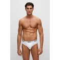 thumbnail image 2 of Calzoncillos BOSS Hugo para hombre, 3 unidades, algodón/Elas, blancos, talla M, 2 of 2