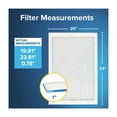 thumbnail image 4 of Filtrete 24x24x1 HVAC Furnace Air Filter, MPR 1900 MERV 13, Premium Allergen, Bacteria and Virus, 2 Pack, 4 of 13