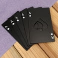 thumbnail image 5 of Paquete de 5 abridores de cartas, atizador de acero inoxidable (negro), 5 of 5