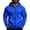 118#Blue, variant on Zip Up Hoodies for Men Full Zip Sweatshirt, Kangaroo Pocket Drawstring Hood Athletic Jacket, Casual Fall Tops