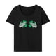 thumbnail image 1 of Camiseta para mujer básica camiseta cuello redondo ajuste regular cuello redondo camisa para viaje SG, 1 of 7