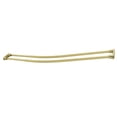 thumbnail image 1 of Kingston Brass CCD2172 Tringle de Rideau de Douche à Double Courbure Réglable en Acier Inoxydable Edenscape 60-72 Po, Laiton Poli, 1 of 1