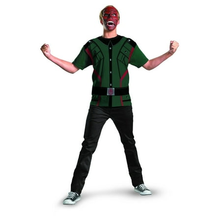 Marvel Captain America Red Skull Shirt & Hat Costume Set