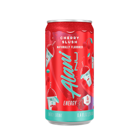 Alani Nu Sugar-Free Energy Drink, 8.4oz Cherry Slush-Pack Of 6