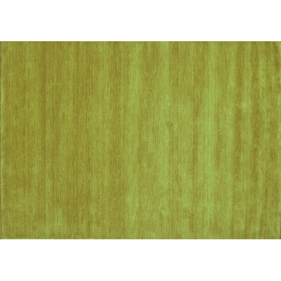 Ahgly Company Indoor Rectangle Abstract Turquoise Blue Contemporary Area Rugs, 7' x 9'