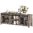 thumbnail image 4 of Wampat Farmhouse TV Stand with Sliding Barn Door, Gray, 4 of 7