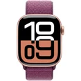 thumbnail image 2 of Apple Watch Series 10 (GPS+Cellular) 42mm Aluminum Case with Plum Sport Loop - Rose Gold, 2 of 6