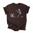 thumbnail image 3 of Skeleton Chasing Corgi Halloween Vibe Corgi Dog Lover T-Shirt, Fullsizes S-5XL Multicolors T-Shirt, 3 of 5