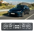 thumbnail image 6 of Dualoai EU Plate Frame Holder Car Licence Plate Bracket Holder Car Plate Black, 6 of 9