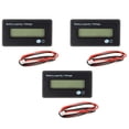 thumbnail image 2 of 3X Battery Meter Battery Capacity Voltage Monitor, DC 12/24/36/48/60/72/84V Battery Capacity Voltage Gauge Indicator, 2 of 10